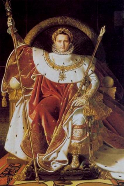 Наполеон I на императорском троне